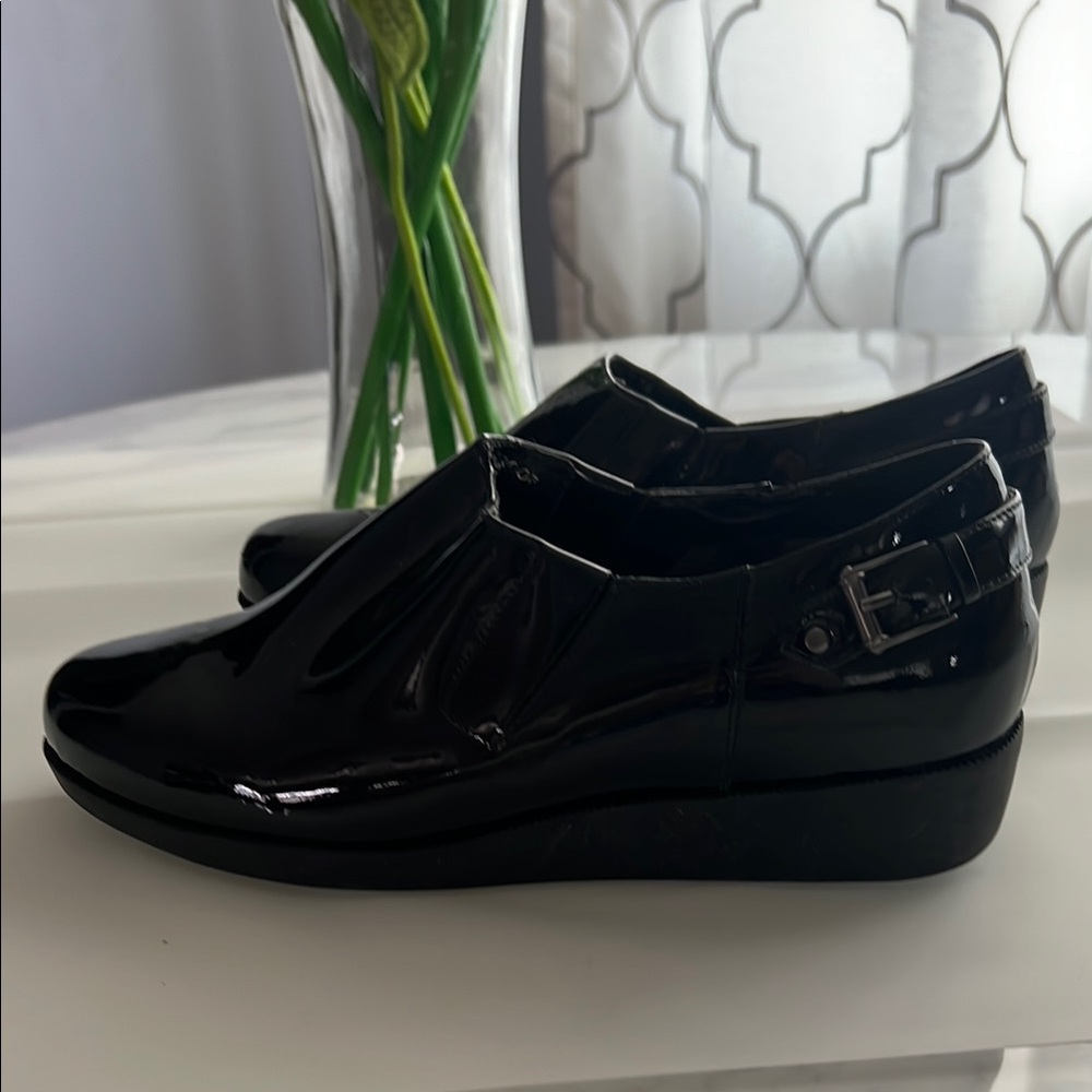 Cole Haan Black Patent Leather Flats
